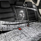 Katherine Johnson Back Car Seat Cover with Orbital Space Portrait, Historic NASA Launch Dates and Physics - African Pride