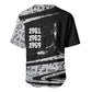 Katherine Johnson Baseball Jersey with Orbital Space Portrait, Historic NASA Launch Dates and Physics - African Pride