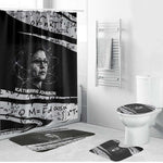 Katherine Johnson Bathroom Set with Orbital Space Portrait, Historic NASA Launch Dates and Physics - African Pride