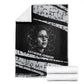 Katherine Johnson Blanket with Orbital Space Portrait, Historic NASA Launch Dates and Physics - African Pride