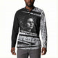 Katherine Johnson Button Sweatshirt with Orbital Space Portrait, Historic NASA Launch Dates and Physics