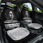 Katherine Johnson Car Seat Cover with Orbital Space Portrait, Historic NASA Launch Dates and Physics - African Pride