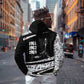 Katherine Johnson Hoodie with Orbital Space Portrait, Historic NASA Launch Dates and Physics - African Pride