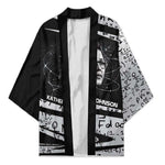 Katherine Johnson Kimono with Orbital Space Portrait, Historic NASA Launch Dates and Physics - African Pride