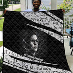 Katherine Johnson Quilt with Orbital Space Portrait, Historic NASA Launch Dates and Physics - African Pride
