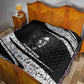 Katherine Johnson Quilt with Orbital Space Portrait, Historic NASA Launch Dates and Physics - African Pride
