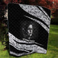 Katherine Johnson Quilt with Orbital Space Portrait, Historic NASA Launch Dates and Physics - African Pride