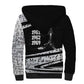 Katherine Johnson Sherpa Hoodie with Orbital Space Portrait, Historic NASA Launch Dates and Physics - African Pride