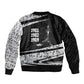 Katherine Johnson Sleeve Zip Bomber Jacket with Orbital Space Portrait, Historic NASA Launch Dates and Physics - African Pride