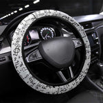 Katherine Johnson Steering Wheel Cover with Orbital Space Portrait, Historic NASA Launch Dates and Physics - African Pride