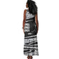 Katherine Johnson Tank Maxi Dress with Orbital Space Portrait, Historic NASA Launch Dates and Physics - African Pride