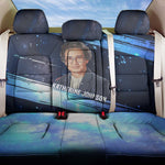 Katherine Johnson Back Car Seat Cover with Galaxy Background, Hidden No More Quote and Rocket Brain Equation - African Pride