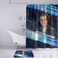 Katherine Johnson Bathroom Set with Galaxy Background, Hidden No More Quote and Rocket Brain Equation - African Pride