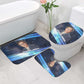 Katherine Johnson Bathroom Set with Galaxy Background, Hidden No More Quote and Rocket Brain Equation - African Pride