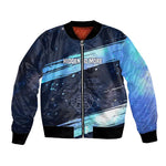 Katherine Johnson Bomber Jacket with Galaxy Background, Hidden No More Quote and Rocket Brain Equation - African Pride