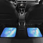 Katherine Johnson Car Mats with Galaxy Background, Hidden No More Quote and Rocket Brain Equation - African Pride