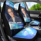 Katherine Johnson Car Seat Cover with Galaxy Background, Hidden No More Quote and Rocket Brain Equation - African Pride