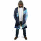 Katherine Johnson Cloak with Galaxy Background, Hidden No More Quote and Rocket Brain Equation - African Pride