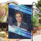 Katherine Johnson Garden Flag with Galaxy Background, Hidden No More Quote and Rocket Brain Equation - African Pride