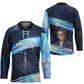 Katherine Johnson Hockey Jersey with Galaxy Background, Hidden No More Quote and Rocket Brain Equation - African Pride