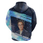 Katherine Johnson Hoodie with Galaxy Background, Hidden No More Quote and Rocket Brain Equation - African Pride
