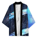 Katherine Johnson Kimono with Galaxy Background, Hidden No More Quote and Rocket Brain Equation - African Pride