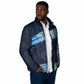 Katherine Johnson Padded Jacket with Galaxy Background, Hidden No More Quote and Rocket Brain Equation - African Pride