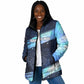 Katherine Johnson Padded Jacket with Galaxy Background, Hidden No More Quote and Rocket Brain Equation - African Pride