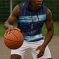 Katherine Johnson Sleeveless Hoodie with Galaxy Background, Hidden No More Quote and Rocket Brain Equation - African Pride