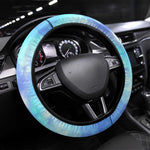 Katherine Johnson Steering Wheel Cover with Galaxy Background, Hidden No More Quote and Rocket Brain Equation - African Pride