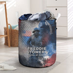 Freddie Stowers Laundry Basket African American Military Hero - Medal Of Honor 157th Infantry Division