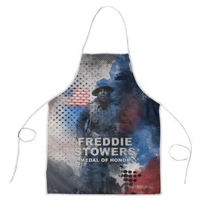 Freddie Stowers Apron African American Military Hero - Medal Of Honor 157th Infantry Division