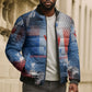 Freddie Stowers Bomber Puffer Jacket African American Military Hero - Medal Of Honor 157th Infantry Division