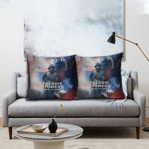 Freddie Stowers Pillow Cover African American Military Hero - Medal Of Honor 157th Infantry Division
