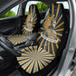 Freddie Stowers Car Seat Cover Medal Of Honor Hero - Vintage Retro Sunburst - Military Valor Heritage