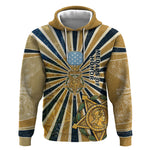 Freddie Stowers Hoodie Medal Of Honor Hero - Vintage Retro Sunburst - Military Valor Heritage
