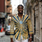 Freddie Stowers Long Sleeve Button Shirt Medal Of Honor Hero - Vintage Retro Sunburst - Military Valor Heritage