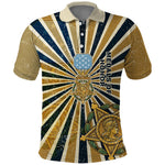 Freddie Stowers Polo Shirt Medal Of Honor Hero - Vintage Retro Sunburst - Military Valor Heritage
