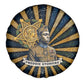 Freddie Stowers Spare Tire Cover Medal Of Honor Hero - Vintage Retro Sunburst - Military Valor Heritage