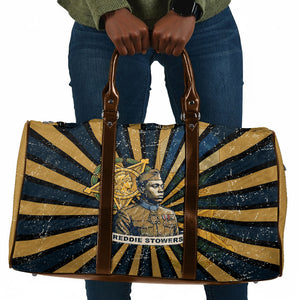 Freddie Stowers Travel Bag Medal Of Honor Hero - Vintage Retro Sunburst - Military Valor Heritage