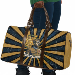 Freddie Stowers Travel Bag Medal Of Honor Hero - Vintage Retro Sunburst - Military Valor Heritage