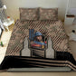 Freddie Stowers African American Bedding Set Medal Of Honor Red Hand - Military Camouflage Striped World War I