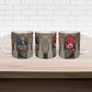 Freddie Stowers African American Ceramic Mug Medal Of Honor Red Hand - Military Camouflage Striped World War I