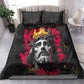 Jesus Graffiti Design Bedding Set Crowned Portrait and Urban Street Art Style - African Pride
