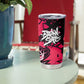 Hip Hop Graffiti Design Tumbler Cup Sitting Hooded Figure and Red Black Street - African Pride