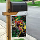 Lion King Africa Graffiti Garden Flag Bold Text and Neon Colors - African Pride