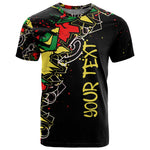Lion King Africa Graffiti T shirt Bold Text and Neon Colors - African Pride