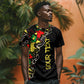 Lion King Africa Graffiti T shirt Bold Text and Neon Colors - African Pride