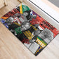 Nelson Mandela Graffiti Rubber Doormat Street Spray Art Recreating The Life Of A Great Man - African Pride