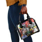 Nelson Mandela Graffiti Shoulder Handbag Street Spray Art Recreating The Life Of A Great Man - African Pride